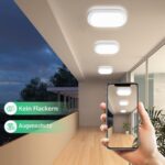 GOOSKI 2er Set LED Feuchtraumleuchte 18W 1800LM IP65 – Neutralweiss 4000K für Innen & Aussen – Bild 3