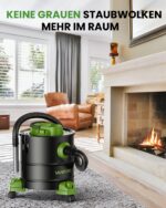VANPORE Aschesauger 20L mit 1200W – Kaminsauger mit Doppelfilter & Gebläsefunktion – Bild 2