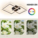 Homefire LED-Deckenleuchte 20W mit schwenkbarem Design – Moderne Deckenlampe 3000K für Küche & Wohnzimmer – Bild 6