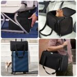 vsshe Hundebox Faltbar L40×B25×H25 cm – Transportbox für Hunde & Katzen – Bild 7