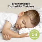 KeaBabies Kinderkissen 51x35cm – Ergonomisches Schlafkissen ab 2 Jahren mit Bio-Baumwolle – Bild 3