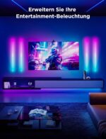Govee LED Glide Wandleuchten RGBIC 6er-Set – Gaming & Streaming mit KI-Beleuchtung – Bild 2