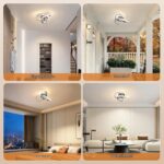 MELAYR LED Deckenleuchte 25cm mit 3 Farbtemperaturen & Memory-Funktion – Moderne Deckenlampe für Wohnzimmer & Büro – Bild 6