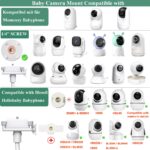 Derebir Babyphone Halterung – Universelle Kamerahalterung für HelloBaby, GHB & Momcozy – Bild 4