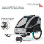 Tiggo VS 2-in-1 Kinderfahrradanhänger & Kinderwagen – für 1–2 Kinder bis 40 kg – Bild 3