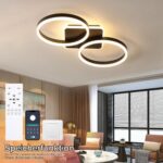 Liyabber LED Deckenleuchte 42W Dimmbar – 2-Ring Design mit App & Fernbedienung – Bild 5