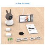 ieGeek Babyphone 2K 5" WLAN PTZ 360° – HD Nachtsicht mit App-Steuerung für Eltern – Bild 9