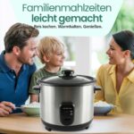 Emerio Reiskocher 1,5L mit Warmhaltefunktion – Automatischer Schongarer für perfekten Reis – Bild 8
