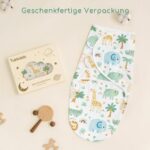 Yukkidds Pucksack 3er Pack – 100% Baumwolle Pucktuch für Neugeborene 0-3 Monate – Bild 7