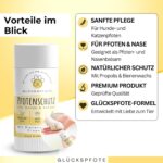GLÜCKSPFOTE® Pfotenbalsam Stick 40g mit Bienenwachs – Pfotenschutz für Hunde & Katzen – Bild 6