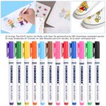 Faburo Baby Lätzchen zum Bemalen – 10er Set mit Textilstiften & Schablonen – Bild 6