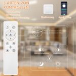 Tetipa LED Deckenleuchte 40-80W Dimmbar – Fernbedienung & App-Steuerung für 10-20 m² – Bild 5