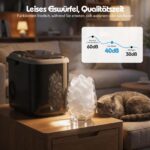 Aigostar Eiswürfelmaschine 1,5L – 9 Eiswürfel in 6 Min, Selbstreinigung & Doppeldeckel – Bild 9
