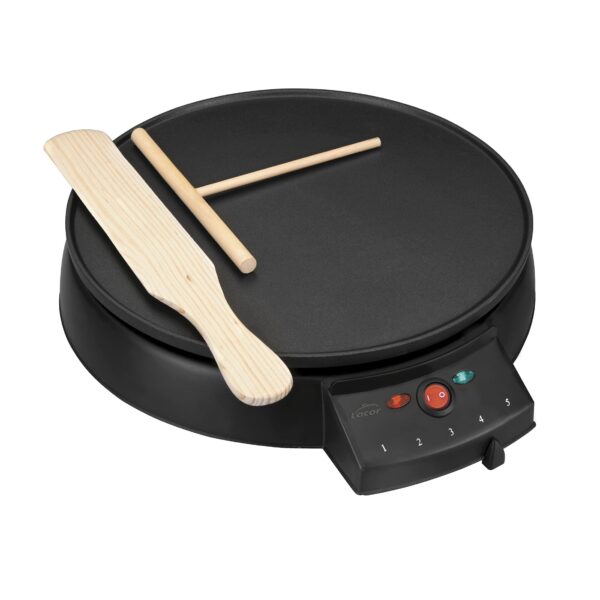 LACOR Crepes-Kochplatte 30 cm, 1000 W – Profi-Elektrogrill für Crepes & Pancakes