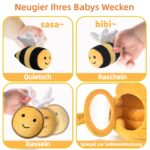 VORENUS Baby Bienenstock Spielzeug 6-12 Monate – Montessori Motorikspielzeug mit 5 Bienen – Bild 5