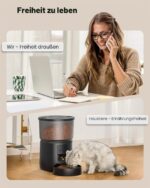 SOOFPET Futterautomat Katze & Hund mit WiFi APP – 3L automatische Futterstation – Bild 6