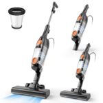 Vazone 3-in-1 Kabelstaubsauger 20 kPa – Beutellos mit Anti-Tangle für Tierhaare