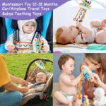 Jokooan Montessori Spielzeug UFO mit Silikonschnur – Motorikspielzeug für Babys 12-36 Monate – Bild 7