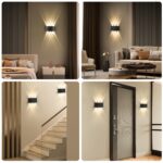 GOOSKI LED Wandleuchte IP65 6W – Warmweiss Up & Down Licht für Innen & Aussen – Bild 5