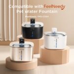 FEELNEEDY Ersatzfilter-Set 10er Pack für YPD-C004 Katzenbrunnen – Reines Trinkwasser – Bild 2