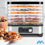 MalTec Dörrgerät 450W mit Timer & 5 Ebenen – Lebensmitteltrockner für Obst, Gemüse & Pilze – Bild 7