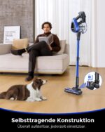 Ivormentico Akku Staubsauger 550W mit 50 Min Laufzeit – Kabelloses Reinigungssystem mit 8-Schicht-Filter – Bild 8