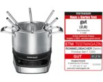 Rommelsbacher Elektro Fondue Set F 1200 – Edelstahl Fonduetopf mit 3 Programmen für Käse & Öl – Bild 3