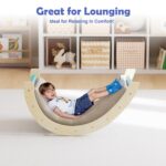 Puecrof 7-in-1 Montessori Kletterdreieck mit Kissen – Holz Kletterspielzeug für Kleinkinder 1-3 Jahre – Bild 5