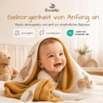Bavella 2er Set Musselin Tücher 120x120cm – ÖKO-TEX zertifizierte Baumwolle für Babys – Bild 3