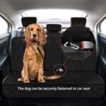 QWORK Autoschondecke Rücksitz – Wasserdichter Sitzbezug für Hunde & Haustiere – Bild 2