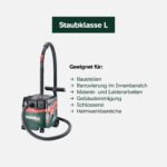 metabo ASA 20 L PC Nass-Trockensauger – 1200 W Industriesauger mit PressClean – Bild 5