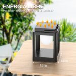 Collasis Solar-Campinglaterne mit 10 RGB-Farben & Type-C Aufladung – IP54 Wasserdicht für Garten & Terrasse – Bild 9