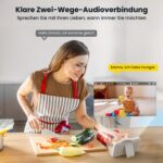 ieGeek 2K Babyphone mit 2 Kameras & 5" Display – WLAN Nachtsicht & Bewegungserkennung – Bild 5