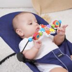 iGRATENS Baby-Bounzer Toy Bar – Holzspielzeug für motorische Entwicklung – Bild 3