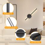 Dehobo LED Wandleuchte Akku 40 cm – kabellos dimmbar mit Fernbedienung, 2er Set – Bild 3