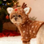 TECHEEL Weihnachts-Elchkostüm für Katzen & kleine Hunde Grösse L – Bild 5