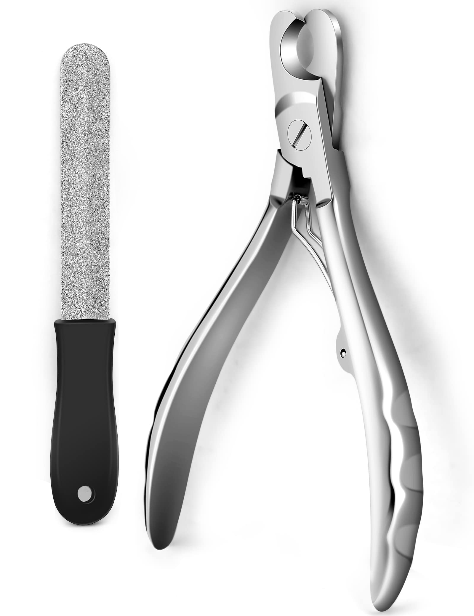 Gobeigo Krallenschere für Hunde mit Nagelfeile – Profi-Nageltrimmer für grosse Hunde