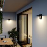 Lucande LED Wandleuchte aussen mit Bewegungsmelder – 60° schwenkbar IP54 für Garten – Bild 3