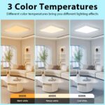 Psatfito G 24W LED Deckenleuchte 3000K–6500K – Dimmbar mit Fernbedienung für Küche & Schlafzimmer – Bild 2