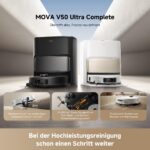 MOVA V50 Ultra Saugroboter – 24.000 Pa Saugkraft mit Warmwasser-Wischfunktion & intelligenter Navigation – Bild 2