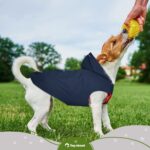 Zellar Hunderegenmantel 5XL mit Kapuze & Reflektoren – 100% wasserdicht für grosse Hunde – Bild 6