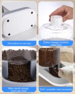 Zounin Automatischer Futterspender 2er Set – Schwerkraft-Spender für Katzen & Hunde – Bild 7