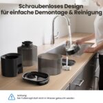 Evoliq 3L Automatischer Katzenfutterspender & 2,5L Wasserbrunnen – WiFi-App-gesteuert für bis zu 10 Mahlzeiten täglich – Bild 8