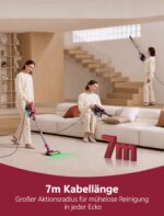 Vexilar C9 Stielstaubsauger mit Kabel – 70 kPa Saugkraft für Tierhaare & alle Bodenarten – Bild 4