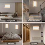 Lureshine Wandlampe 40cm 16W Aluminium – Up & Down LED Wandleuchte Warmweiss 3000K – Bild 2