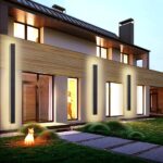 100 cm LED-Wandleuchte Villa schwarz – IP65 Aluminium Aussenleuchte für Innen & Aussen – Bild 3