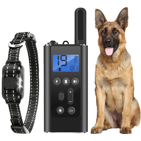 Interaktives Hundehalsband mit 3 Modi – Wasserdicht & bis 800m Reichweite für alle Grössen