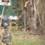 Hussala Amalfi Fackelhalterung Edelstahl – 5er Set für Wachsfackeln im Garten – Bild 8