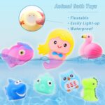 8er Set Badespielzeug mit Licht – Schwimmende Tierfiguren für Kinder – Bild 4