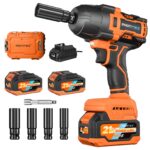 Protmex 21-V Akku-Schlagschrauber 1200 Nm – Profi-Schlagmotor mit 2x4,0Ah Akkus